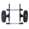 Heavy Duty 600Lb Panel Dolly With 10In. Pneumatic Wheels Alloy Steel - Black - Image 2