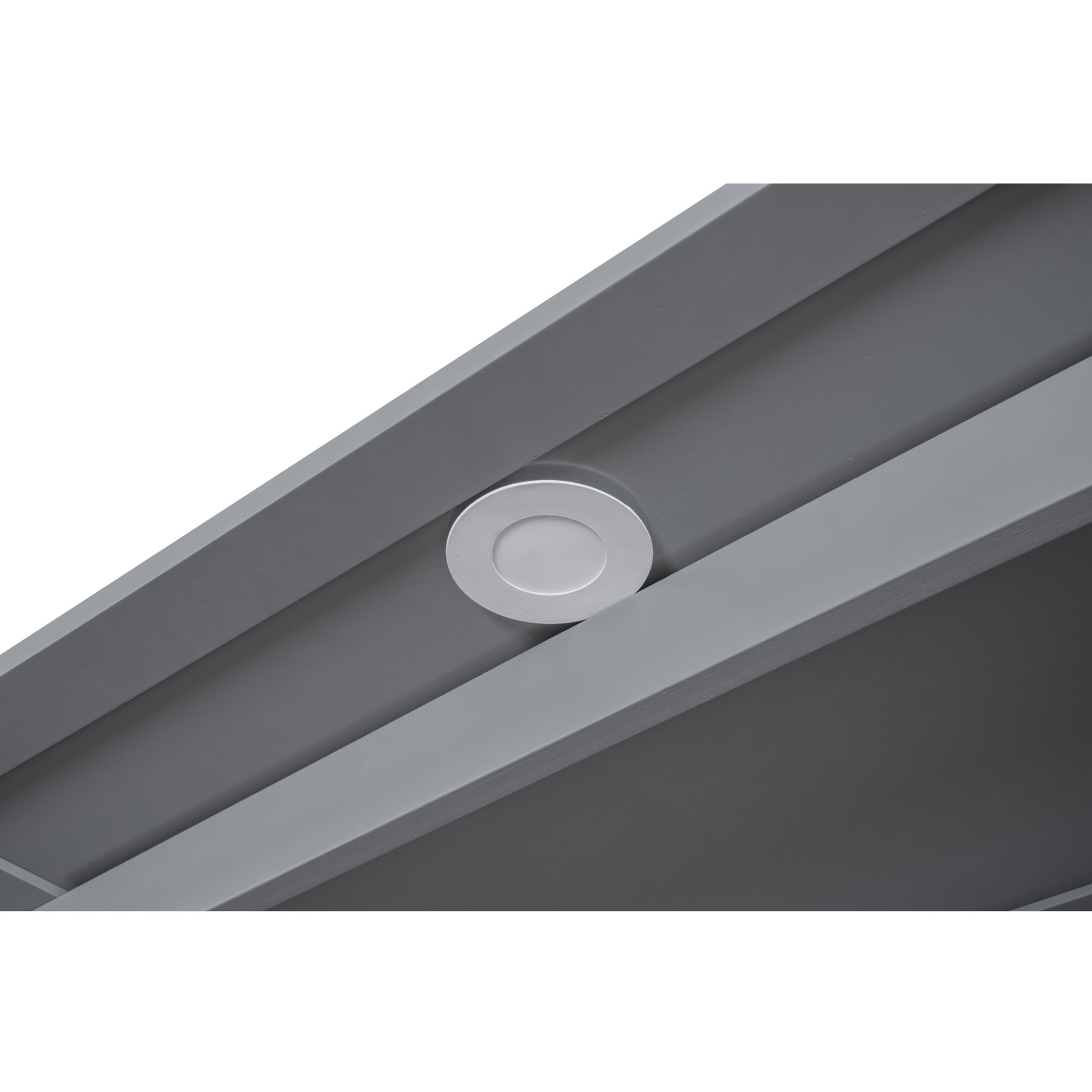 Queen Size Murphy Wall Bed With Shelves And LED Lights - Gray - Image 13