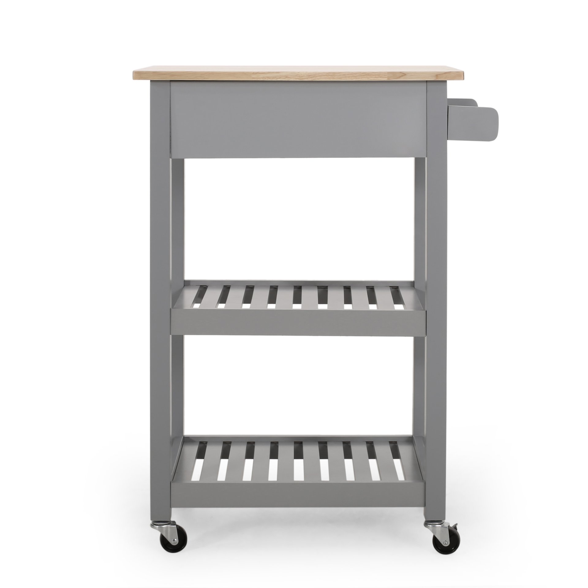 Tattnall - Kitchen Cart With Wheels - Gray - Image 11