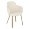 Boyne - Contemporary Dining / Chair (Set of 2) - Whitewashed / Cream - Image 2