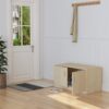 Hamster Cage, Rat Cage Wood With Independent Storage Cabinet, House For Ch" illa With Guinea Pig Hutch And Bridge, Easy View Acrylic Panels, Living Habitat X-Large - Teak - Image 8
