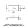 Kitchen Sink Workstation 33" Single Bowl Sink With Work Surface - White - Image 3