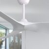 Indoor Ceiling Fan Without Light, 6 Speeds Reversible DC Motor, 3 ABS Blade Ceiling Fan White For Bedroom - White - Image 5