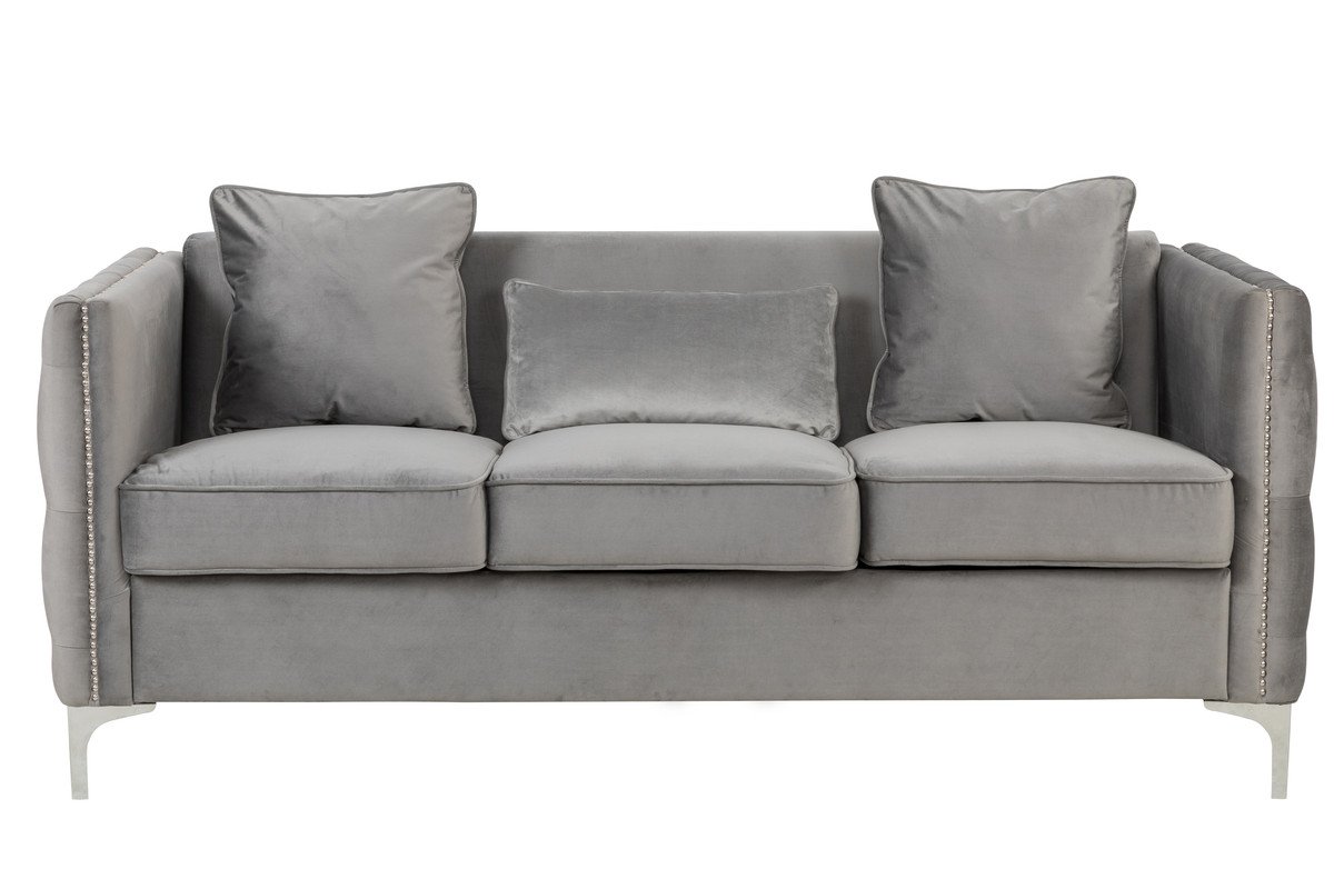 Bayberry - Sofa Loveseat Living Room Set - Gray - Image 4