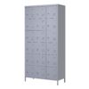 Lockers 18 Door With Lock For Employees, Storage Cabinet For Home Gym Office School Garage - Gray - Image 16