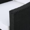 Antibes - Wicker Armchair With Water Resistant Cushions - Black - Image 13