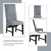 Kini - 7 Pieces Dining Room Set - Black - Image 9