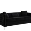 Bayberry - Sofa Loveseat Chair Living Room Set - Black - Image 2