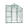 Newly Marketed Gain Height Windproof Aluminum Greenhouse 6 X 4 Ft Polycarbonate Greenhouse Raised Base And Anchor Aluminum Heavy Duty Walk - In Greenhouses For Outdoor Backyard In All Season - Green - Image 10