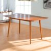 Mid-Century Modern Minimalist Dining Table - Acorn - Image 3