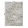 Geometrix - 7'10" X 10'6" Area Rug & Geometric 3D Effect - Gray / Ivory - Image 3