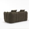Soft Beanbag Chair With High Resilience Foam Core For Two People - Olive Green - Image 15