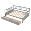 Full Size DayBed With 2 Drawers - Gray - Image 4