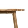 Round Dining Table, Solid Wood - Natural Wood / Brown - Image 8