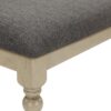 Bench, Rectangular, Upholstered, Transitional - Gray - Image 4