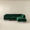 Brooke - Sectional Sofa Right Facing - Green - Image 2