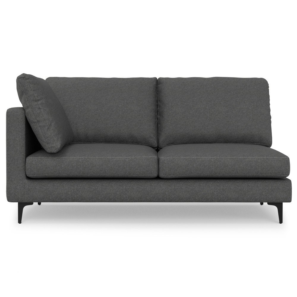 Ava - Mid Century Corner Sectional Sofa - Gray - Image 18
