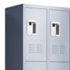 12 Door Lockers With Lock For Secure Storage Construction - Gray - Image 17