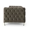 Comfy 3 Sofa With Tufted Back And Arm, Modern For Living Room - Gray - Image 9