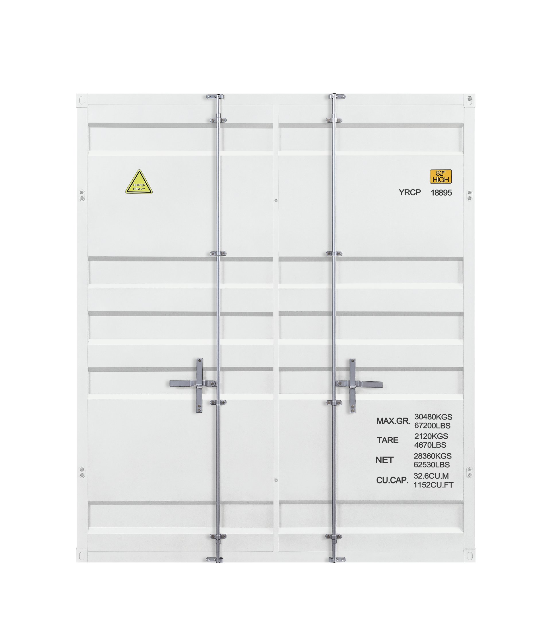 Cargo - Full Bunk Bed With Trundle - White - Image 5