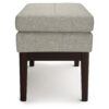 Carlson - Small Ottoman Bench - Greige - Image 2