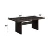 Jaramillo - 7 Pieces Dining Room Set - Gold / Rustic Espresso - Image 13