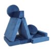 14 Pieces Kids Sofa Modular Play Couch Child Sectional Sofa To Boost Creativity Boys And Girls Diy Creating Playroom Couch Furniture For Toddlers Convertible Foam And Floor Cushion - Blue - Image 7