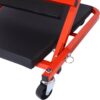 Mechanic Creeper, Z Creeper Seat 2 In 1 Low Profile With 6 Wheels Steel Vinyl - Red - Image 15