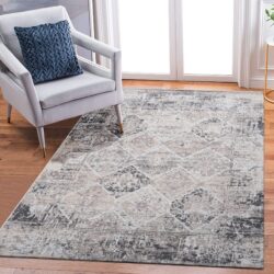 Payas - 5' X 7' Traditional Area Rug - Cream / Anthracite