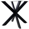 Spider Shaped Steel Table Legs, Metal Dining Table Frame, Heavy Duty Box Section Table Base - Black - Image 4