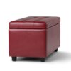 Cosmopolitan - Storage Ottoman - Red - Image 3