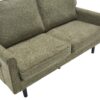 Mid Century Modern Loveseat Sofa With USB Ports, Removable Pillow Cover - Green - Image 15