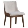 Ginny - 5 Piece With Side Chairs Dining Room Set - Walnut - Image 5