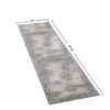 Geometrix - 2'7" X 9'10" Area Rug Runner & Geometric 3D Effect - Ivory / Gray - Image 6