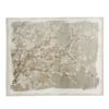 Large Cherry Blossom Canvas Art Print, Home Decor Accent Piece - Gray / White Matte - Image 2