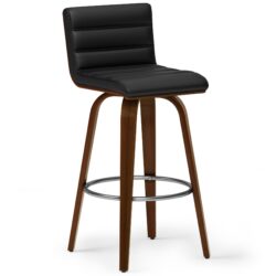 Roland - Swivel Bar Stool - Black