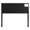 Super Nova - Queen Bed Upholstered Headboard - Black - Image 9