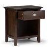 Acadian - Bedside Table - Brunette Brown - Image 3