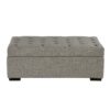 Convertible Ottoman Sleeper With Memory Mattress - Gray - Gray - Image 3
