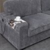 Stationary Loveseat - Gray - Image 8