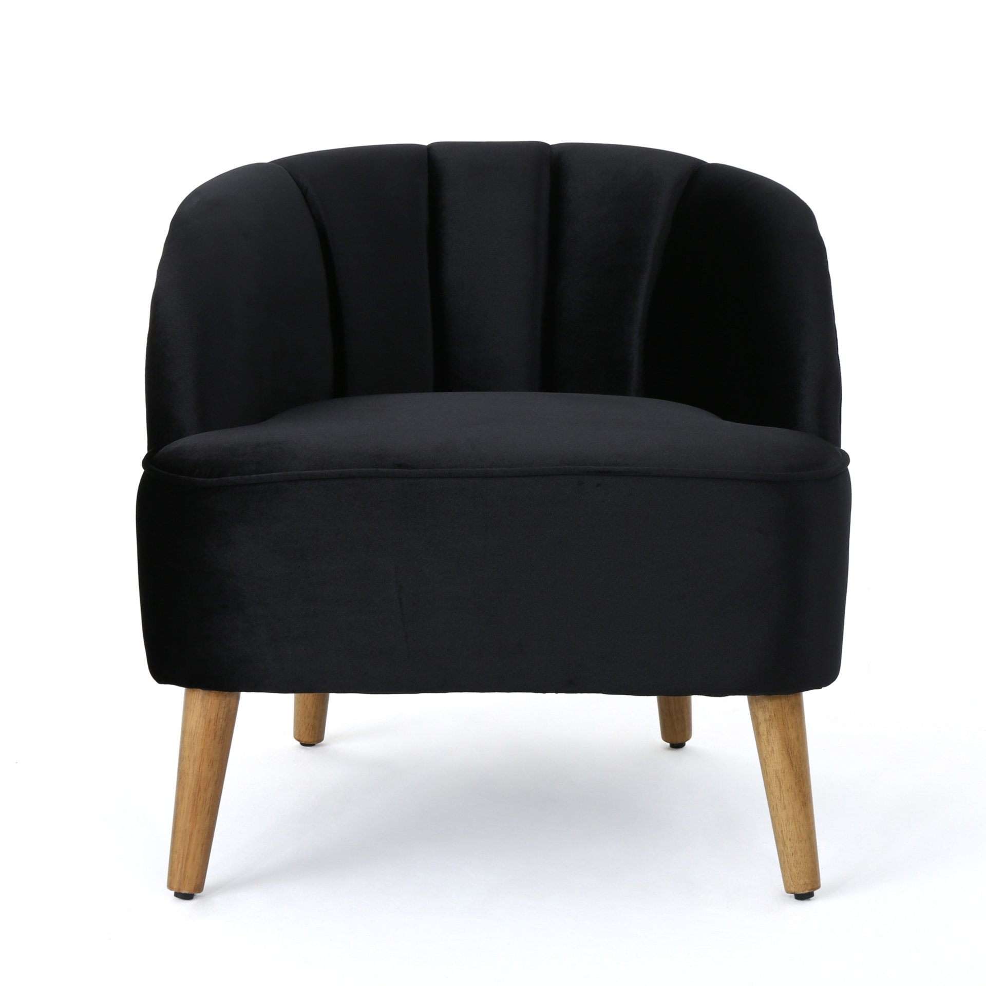 Accent Chair, Club Armchair, Modern Reading Chair - Black - Image 6