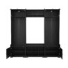 Wide Hall Tree With Shoe Storage, 4 In 1 Entryway Bench With 8 Cubbies, 7 Coat Hooks & Adjustable Shelf For Hallway - Black - Image 12