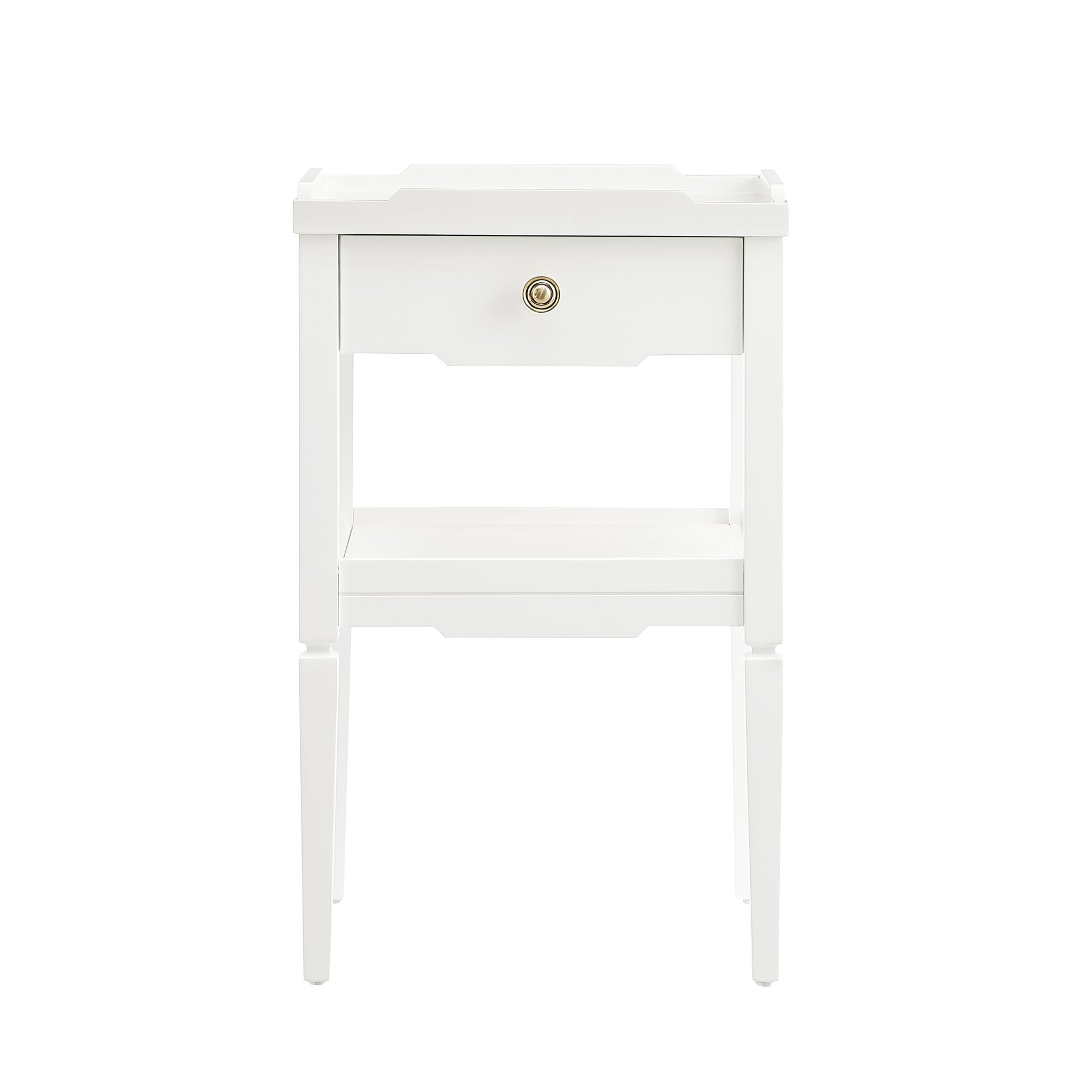 Foley - 1 Drawer Nightstand With Pull - White - Image 8