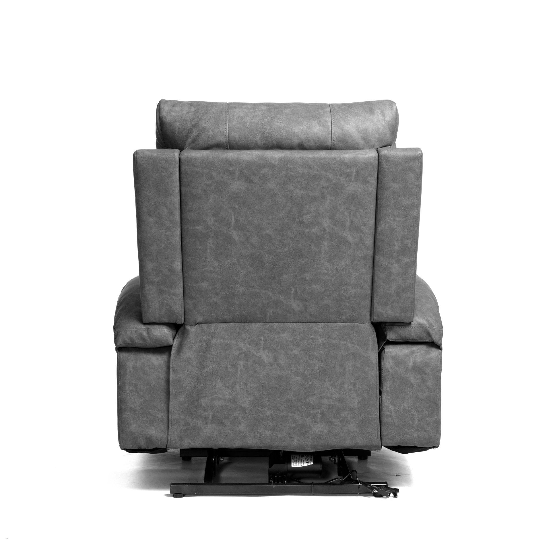 Electric Power Lift Recliner Chair Sofa With Massage And Heat - Gray - Image 12