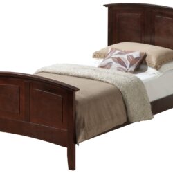 Twin Bed Elegant - Cappuccino