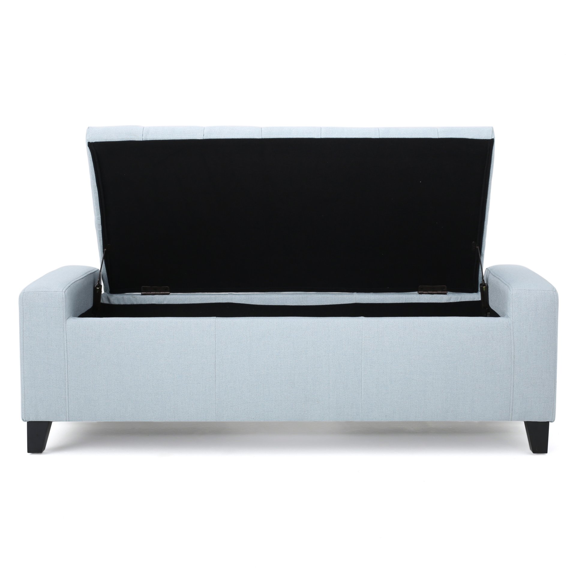 Stylish Guernsey Ottoman With Storage Function - Light Sky - Image 11