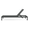 Outdoor Chaise Lounge Chair (Set of 2), Aluminum Adjustable Outside Chair For Pool Patio Beach Yard, All Weather Use UV Resistant 400Lbs Weight Capacity - Black - Image 8