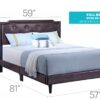 Deb - Full Bed For Cozy Sleep - Cappuccino - Image 10