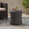 Olivo - Patio Table Outdoor Side Table - Dark Brown - Image 6