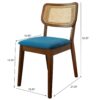 Kaden - Dining Chair (Set of 2) - Navy Blue - Image 7